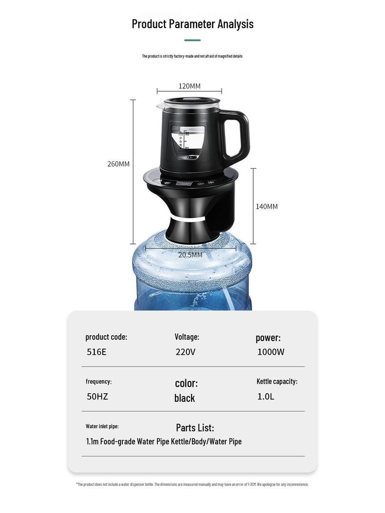 Mei Neng Di 220v Electric Water Boiler Kettle for Bottled Purified Water