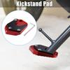 uxcell Motorcycle Kickstand Plate Pad Aluminum Alloy Compatible with Honda