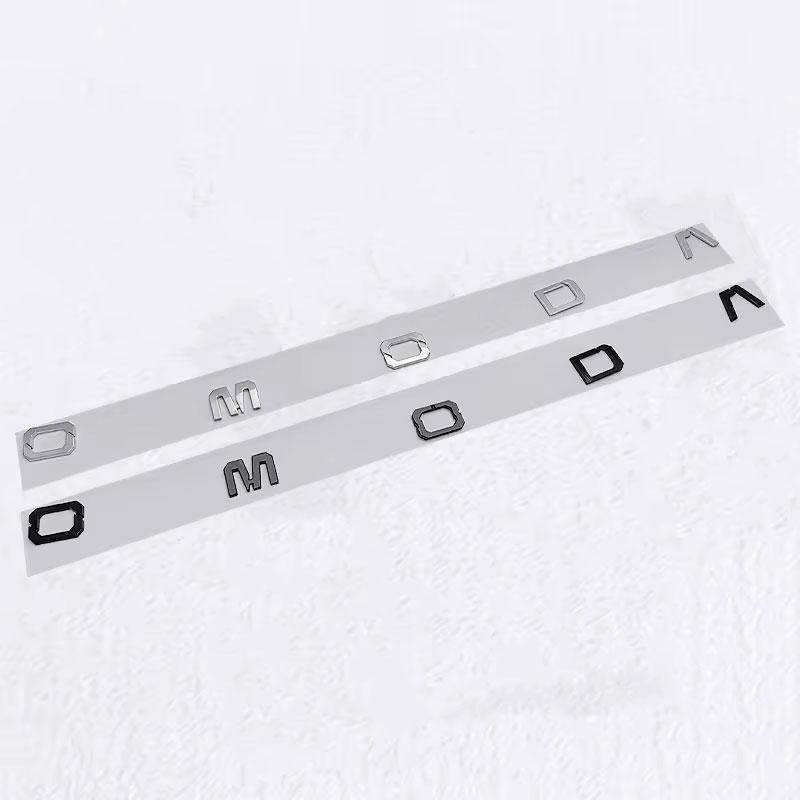 Label ABS Car Trunk Stickers Styling Emblem Lettering Car Rear Tail Logo Badge Accessories