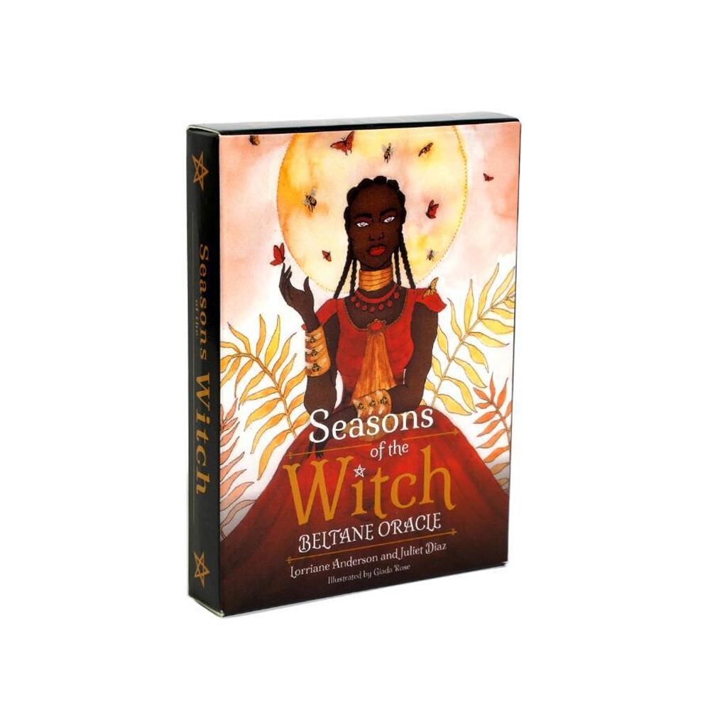 Seasons of The Witch Imbolc Orakelkarten Ein 44 Englisch Visions Divination Edition Deck Brettspiele Tarot für Partyspiele