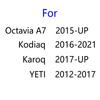 YJXH1 2Pcs Led Car Door Light Logo Projector Lamps For Skoda Octavia A7 2015 -2022 Kodiaq 2016-2021 karoq Yeti 2012-2017 Accessories