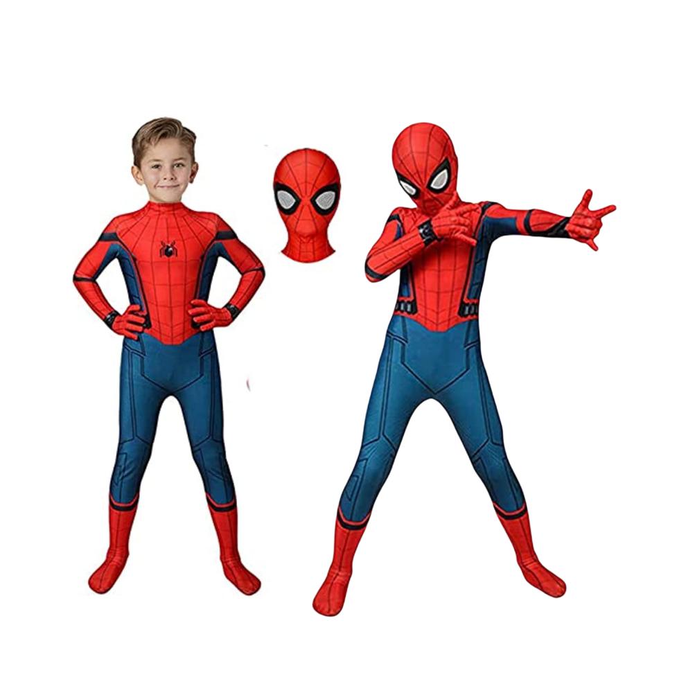 Child Spiderman Homecoming Cosplay Suit Halloween