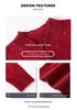 2026 Elegant Chinese-Style Wool Sweater for Moms: Autumn Knit Base Layer for Middle-Aged and Elderly Women