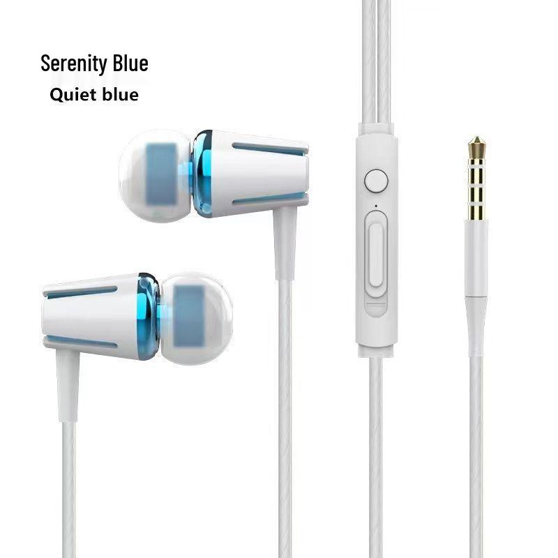 

Wired In-Ear Headphones with Mic - Compatible with Apple & Android
