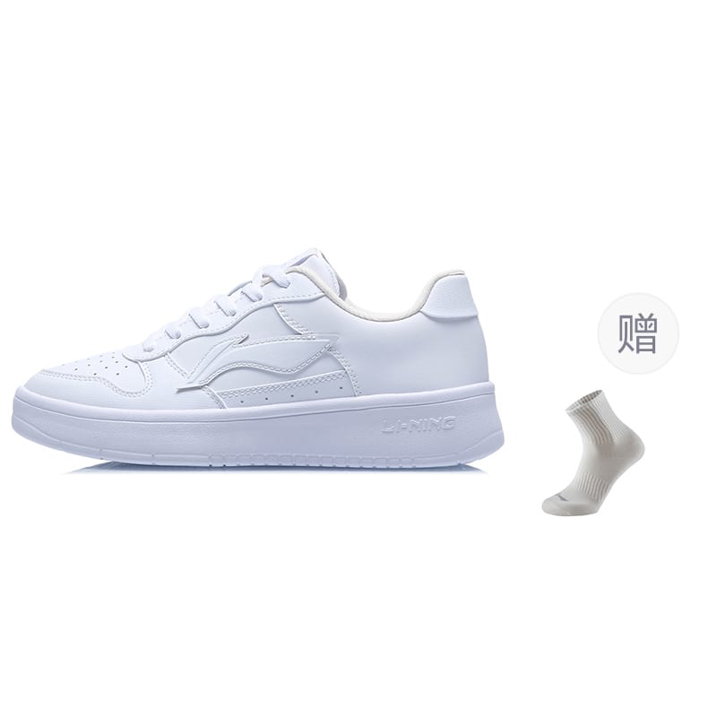 Li Ning Floating Boat Low-Top Skateboard-Schuhe Damen Weiß AGCS420-6