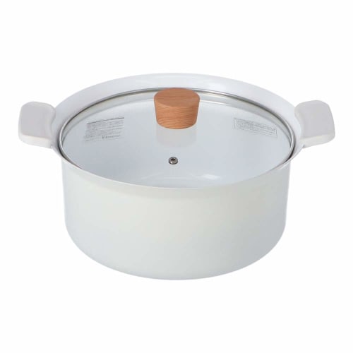 Konan Original LIFELEX Ceramic Two-Handled Pot, 24cm (KHK05-1787)