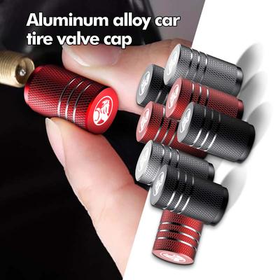 4 Stück Auto-Reifenventilschaftkappen Aluminium-Rad-Luftventilkappe für Holden Commodore Trailblazer Colorado Cruze Caprice Ute