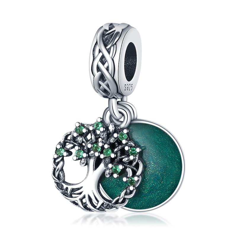 Original Copper Tree Of Life Wishing Tree Charms Pendants Fit Bracelets Necklace Diy Birthday Jewelry Gifts