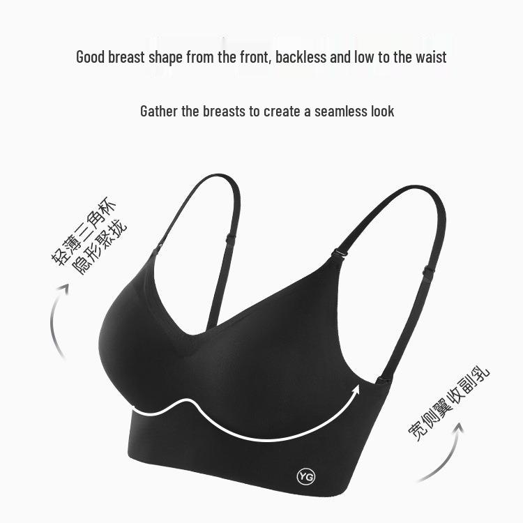 Seamless U-shaped Backless Bra: Stylish Summer Vest with Chest Pads for Women with Small Busts