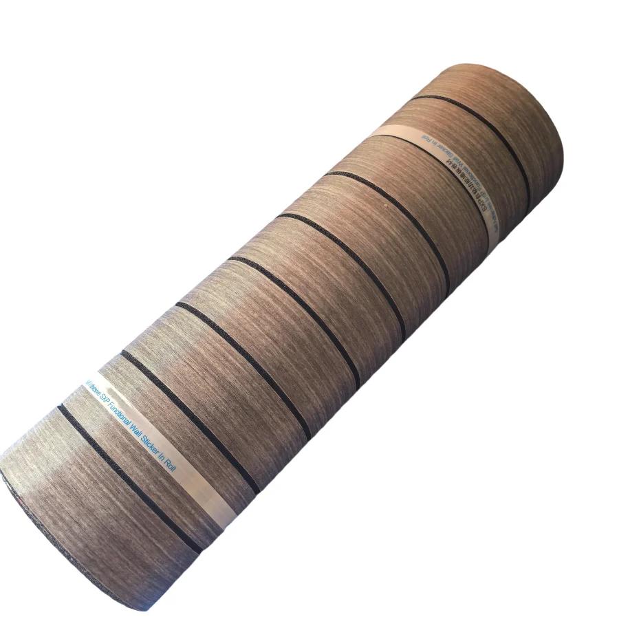 1 Roll SXP Self-Adhesive Grid Panel Wall Sticker 3D Textured Striped Wallpaper for Ceiling Living Room Home Decor Peel and Stick