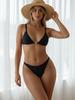 2026 European & American Elegant Women's Two-Piece Sexy Bikini Set - High-End Swimwear