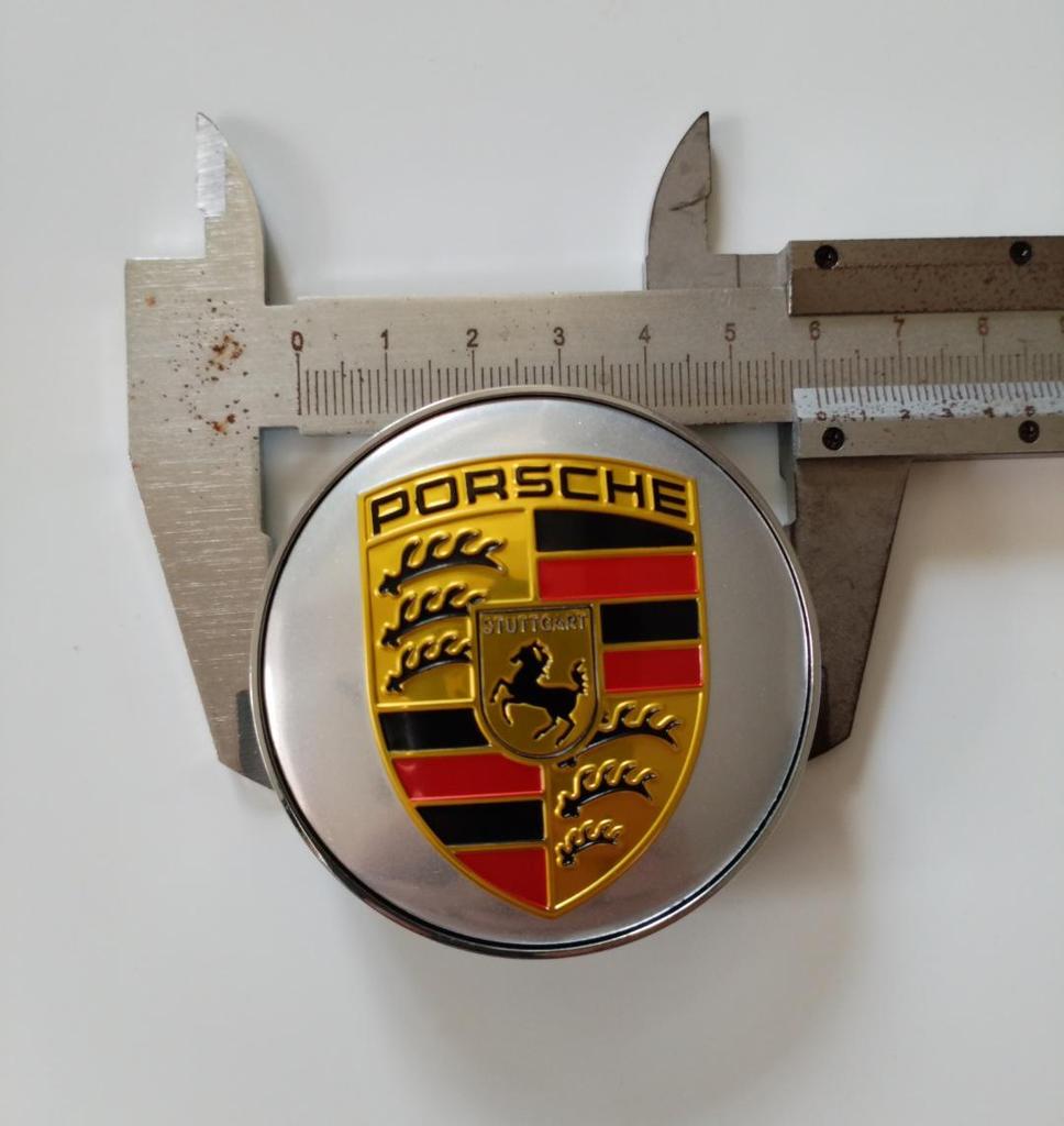 Porsche Cayenne/Macan/Panamera/718/Taycan/911 Radnabenkappe Farbiges Aufkleber