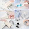 HannaFires Mini Office Stationery Kit Includes Storage Case for Portable and Efficient Work and White 8-Piece - Study,