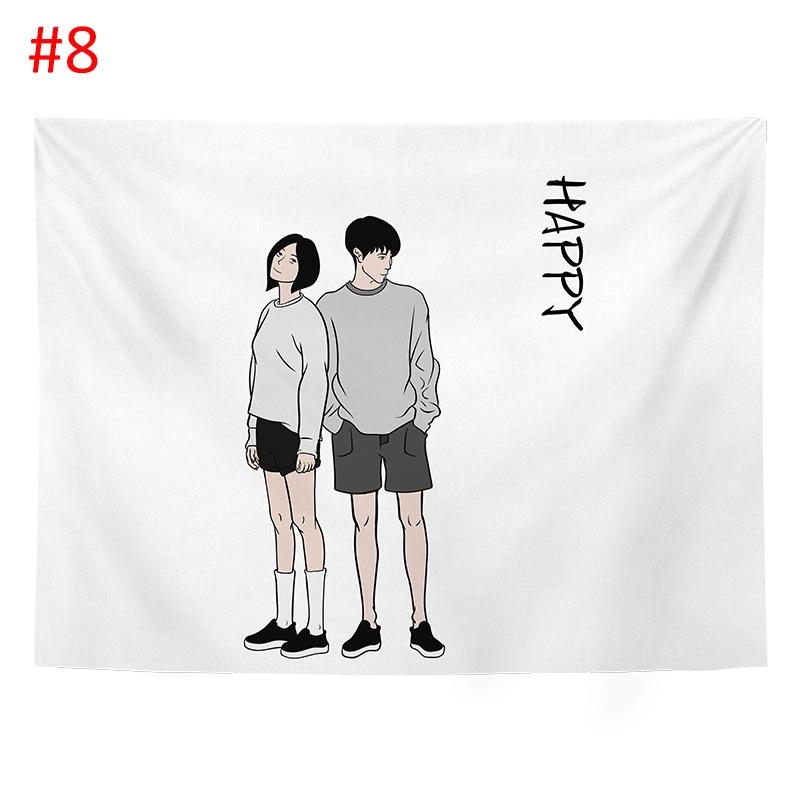 Гобелен настенный фон художественная ткань спальня гостиная домашний декор 100x75cm — фото 6