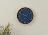 Interform Wall Prock Navy 30cm Diameter Clock, Radio-Controlled, CL-2940NV, Wood,