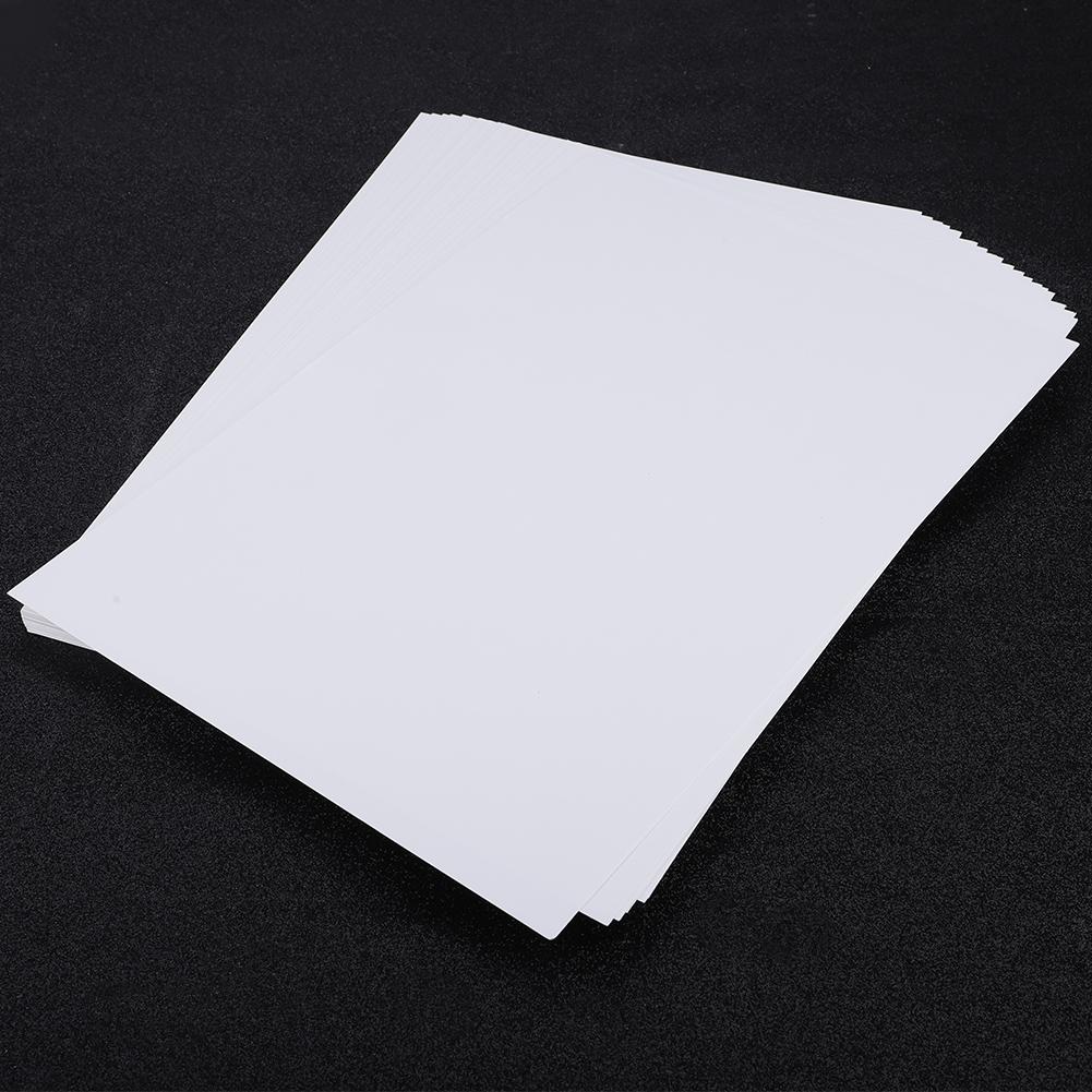 50 Sheets White Blank Paper   Hand Printed  Multipurpose Use