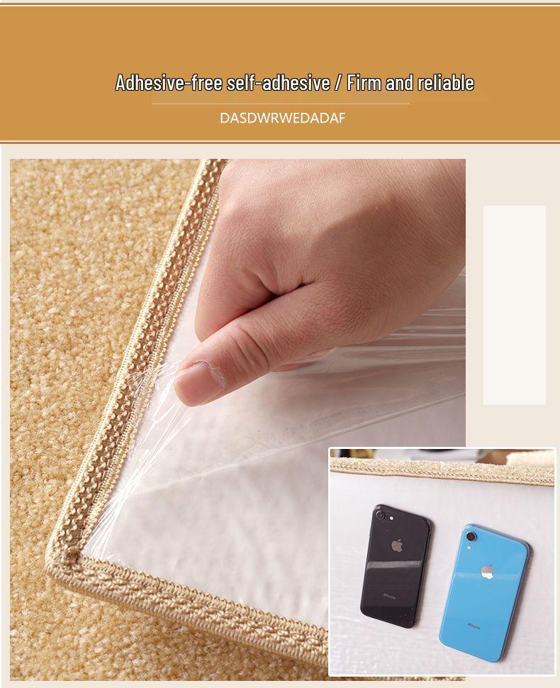 Thickened Self-Adhesive Non-Slip Stair Tread Mat for Solid Wood Stairs