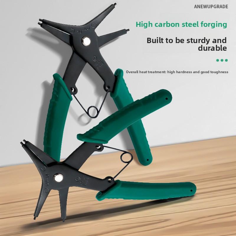 Dual-purpose Internal and External Expansion Multifunctional Circlip Pliers