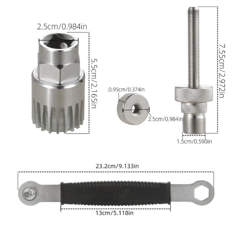 Bike Cassette Removal Tool Freewheel Remover for Bicycles, Bike Cassette Tools