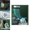 Stylish Colorful Led Desk Fan Portable Usb Rechargeable Mini Fan For Home And Office