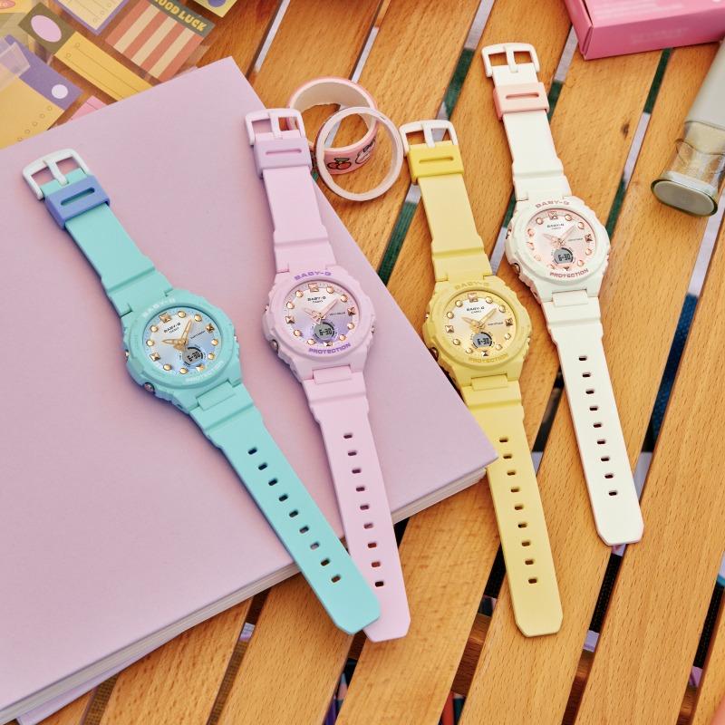 Casio Baby-G Women's Resin 100M Water Resistant Analog Shock Resistant Quartz Watch BGA-320-3A