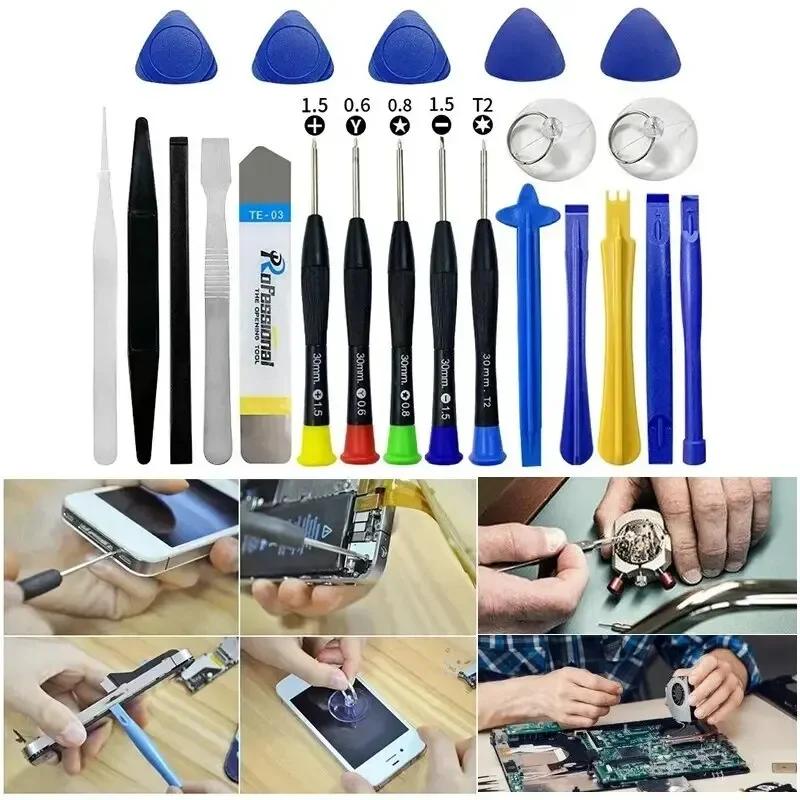 22 in 1 Universal Handy Reparaturwerkzeug Set Handy iPad Laptop Schraubendreher Wartungsset Reparaturwerkzeuge Öffnungsset