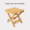 Folding Stool Bamboo Massage Shop Shaving Shower Footrest Home Portable Folding Seat
