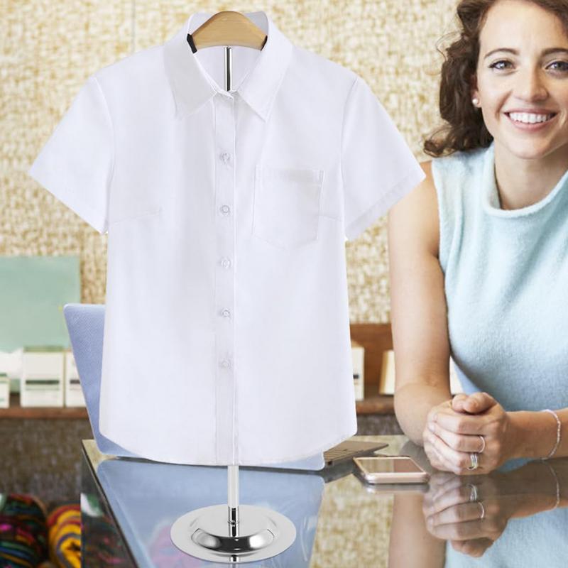 Stojak na wieszaki Antypoślizgowy Stojak na wieszaki Regulowany Stojak na koszule Stojak na ramiona Do ekspozycji T-shirtów Na wydarzenia handlowe