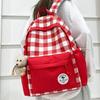 Schulrucksack Japanischer leichter Rucksack Damen Freizeit Reisen Student Schulrucksack Damen Ins-Stil Koreanische Version Mädchen Kontrastfarben Rucksack