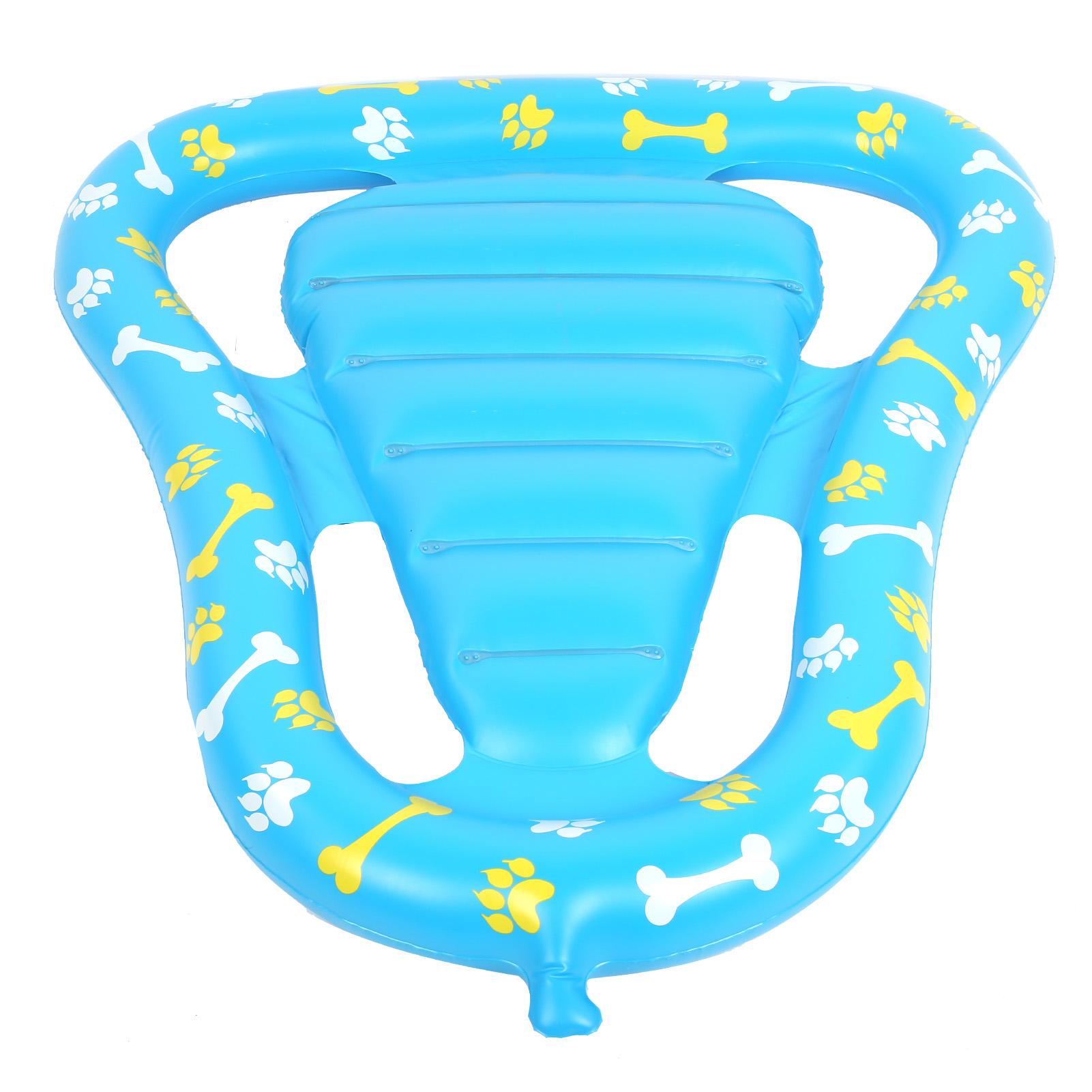 

Плавающий ряд для домашних животных, утолщенный летний поплавок для бассейна для собак из ПВХ, надувной плот для домашних животных, водные забавные инструменты