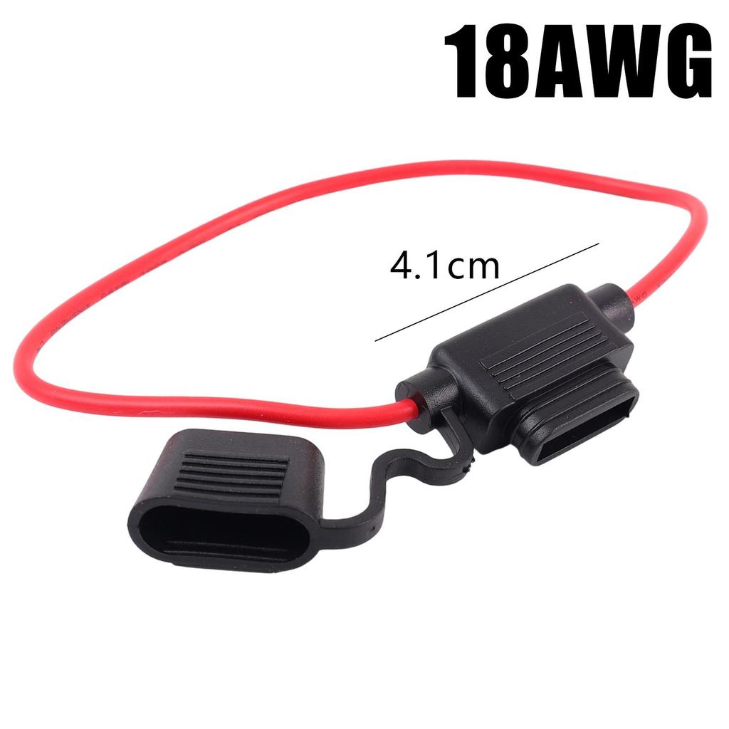 Car Mini Blade Adapter Fuse Holder 15A DC Insert for Cutoff Switch Socket Car Fuse Holder Standard 32V Waterproof in Line
