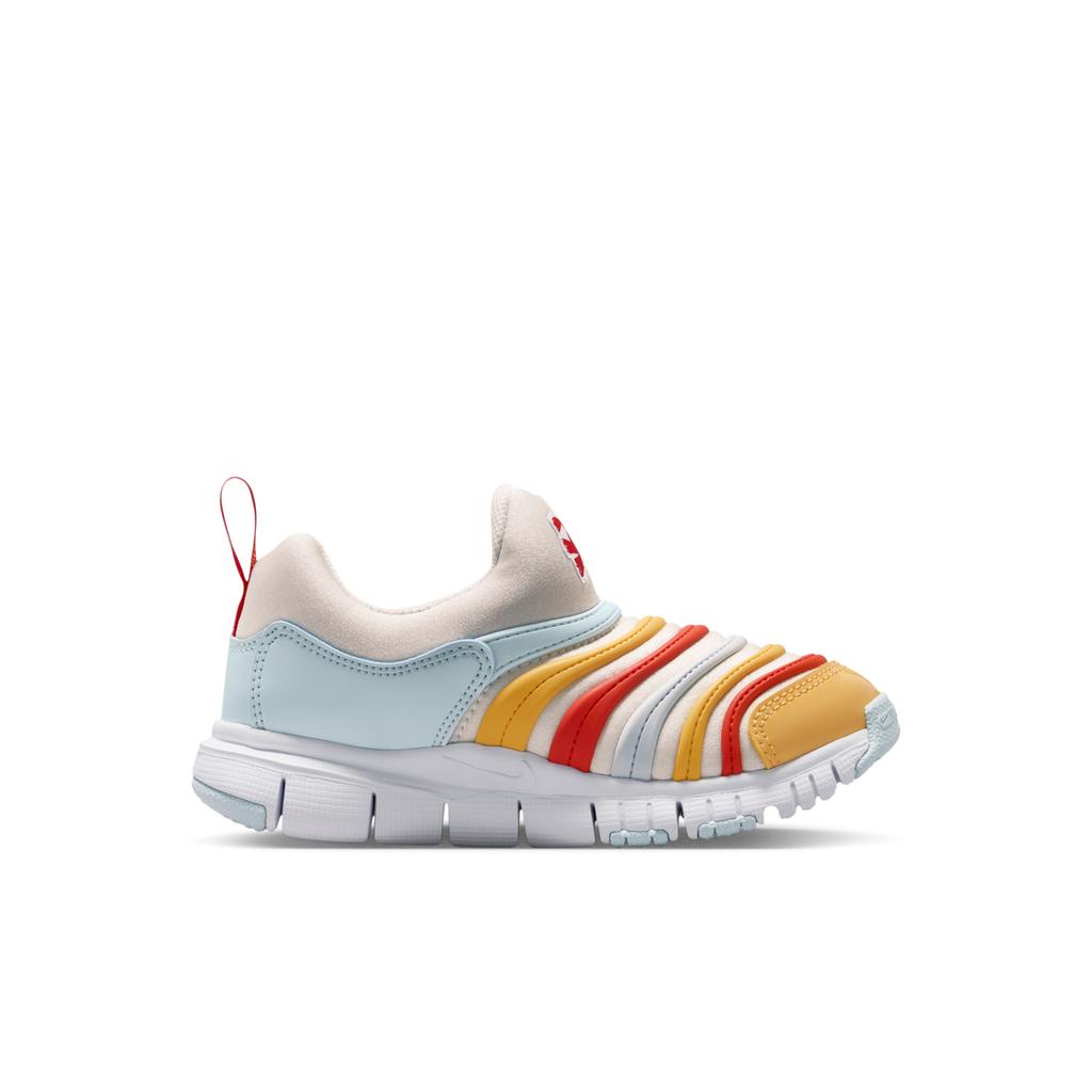 Nike Dynamo Free Fabric Versatile Comfortable Low-Top Casual Shoes Kids Sneaker White Blue Red IQ1137111