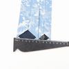 Cotton Tie, Blue, Denim Tie, For Men, Skull, Necktie, Wedding Party, Casual Slim Neckties,