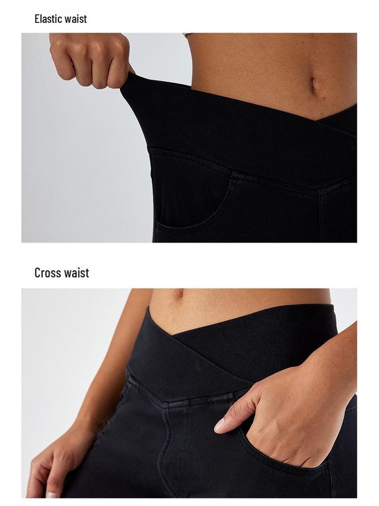 Women's High-Waist Butt-Lifting Denim Skinny Pants