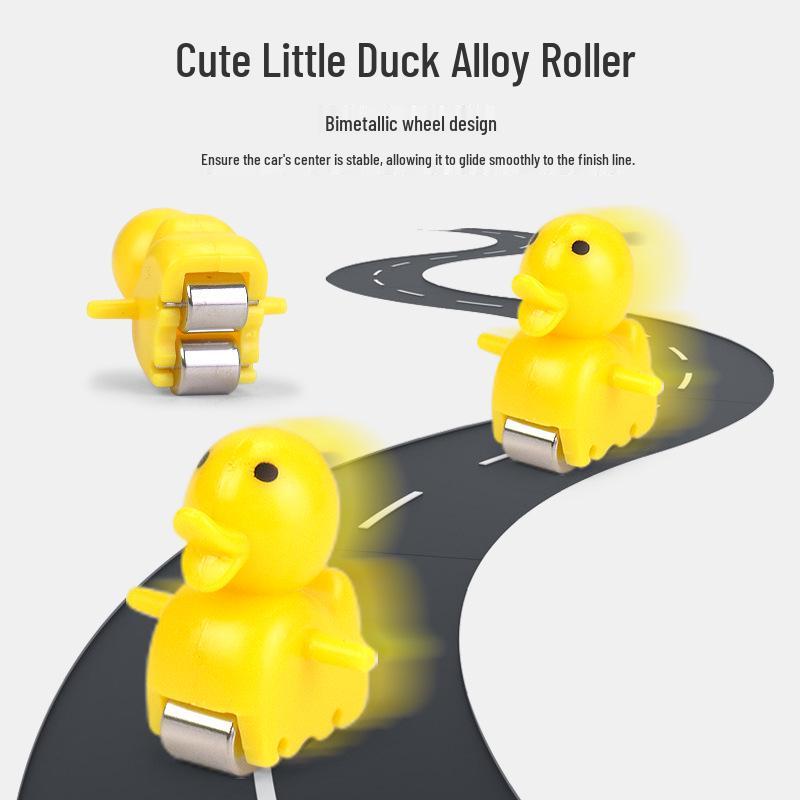 Little Duck Climbing Stairs Electric Track Educational Toy