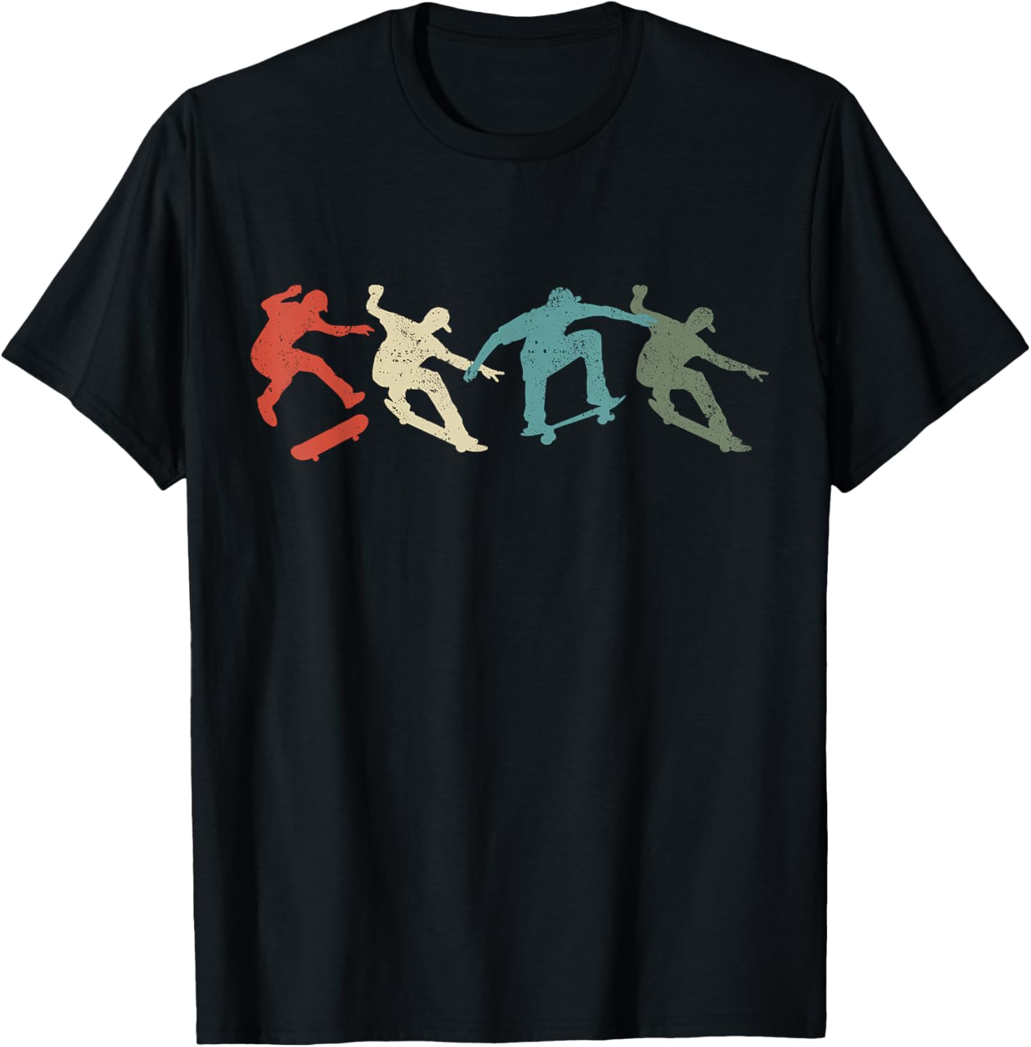

Skateboard Skateboarding Retro Gift for Skateboarders Custom Printed Graphic T Shirts Vintage T Shirt Mens T Shirt Camisas 5XL різнокольоровий
