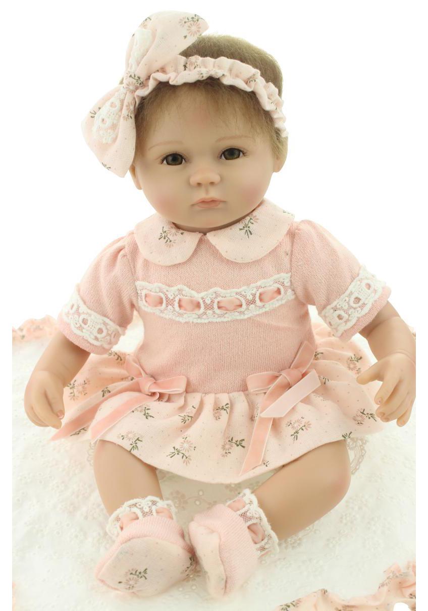 Exquisite Princess Doll Playhouse Toy Gift for Girls - Soft & Realistic 43 cm оранжевый
