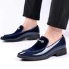 Shoes for Men Party Luxury Patent Shoe for Men Italian Oxfords Shoes Man Slip on Loafers Male Plus Size Point Toe Velvet Shoes