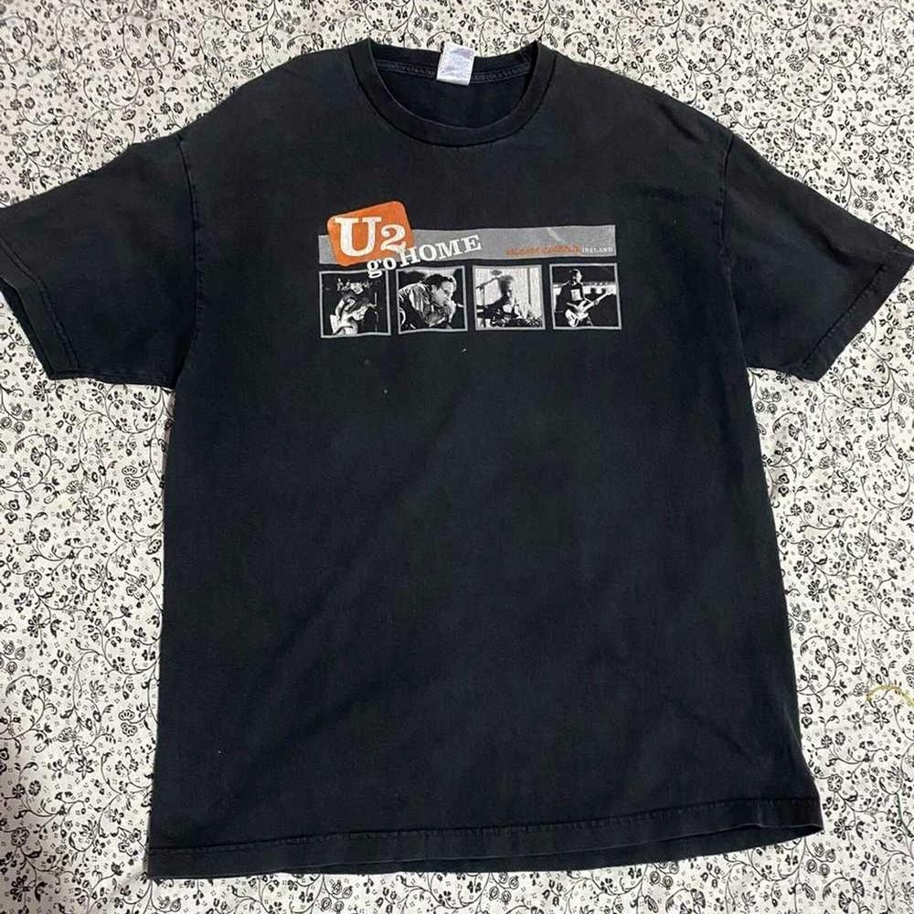 Футболка U2 Go Home, Футболка группы U2, Винтажная футболка, Хлопковая футболка с принтом, Унисекс футболка M