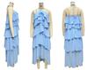2026 Elegant Off-the-Shoulder Chiffon Fairy Print Evening Gown