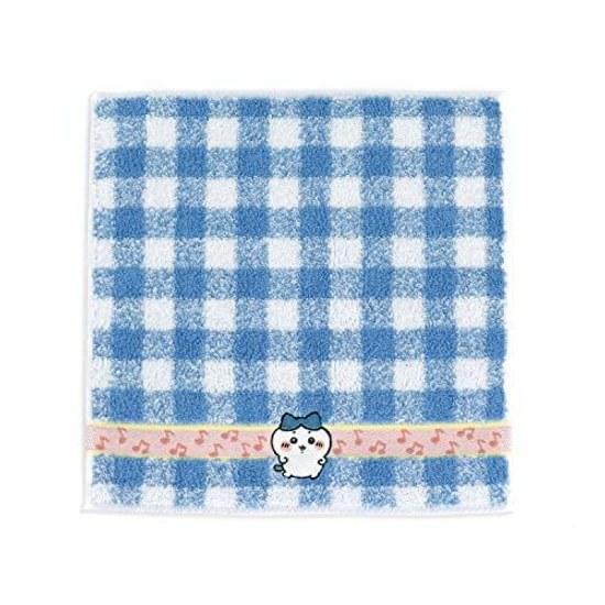 Chiikawa Musical Note Towel Handkerchief Blue Pile Cute Approximately 2525 Cm