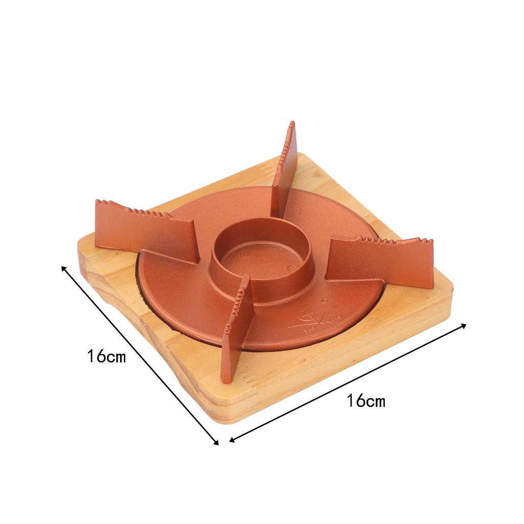 Portable Thickened Aluminum Alcohol Stove for Kitchen and Household Use