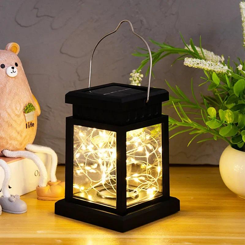 

Hanging Candle Lamps - Solar Outdoor Lantern for Wedding & Landscape Lighting