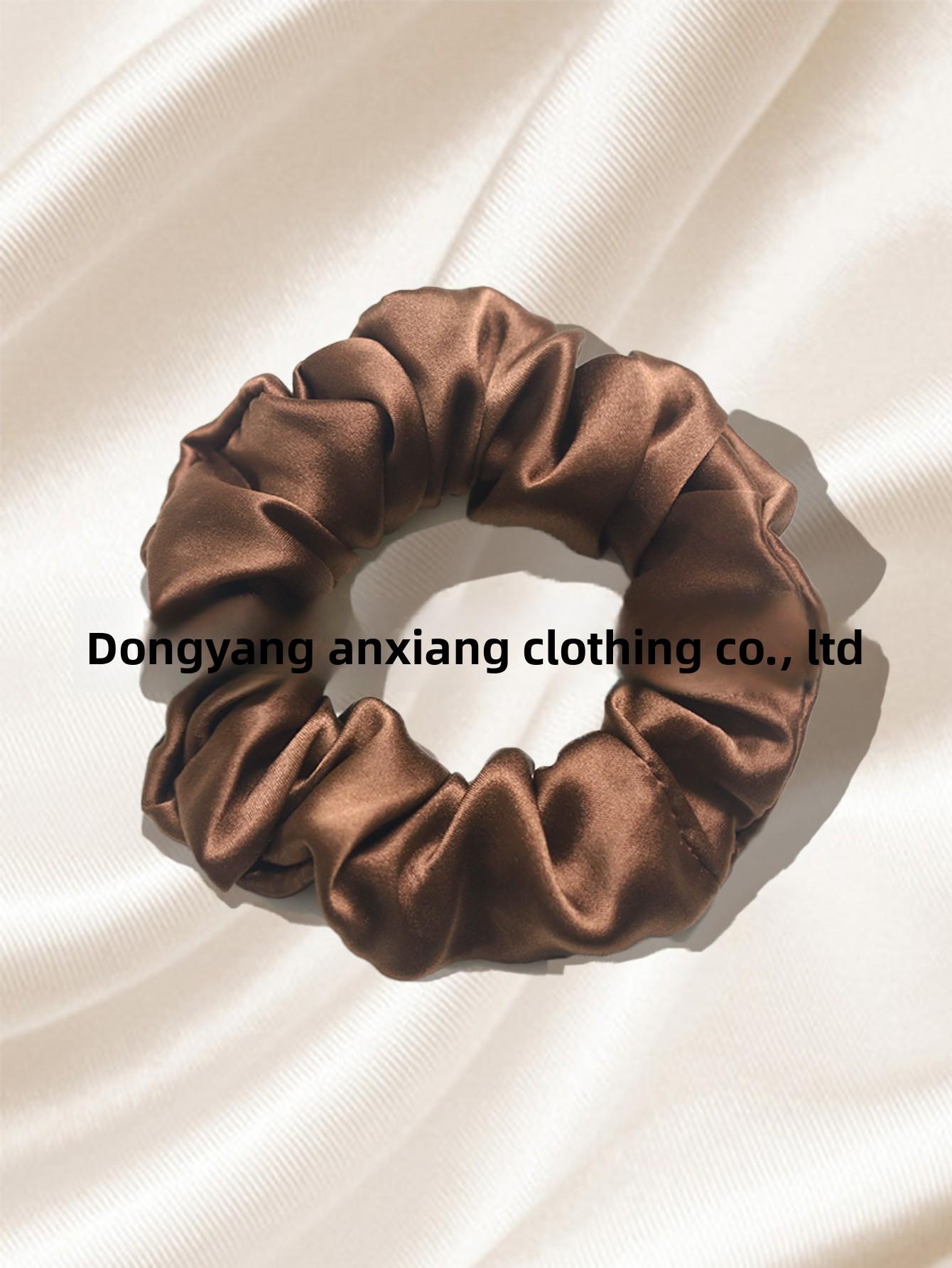 

19 Момме Чистий Шовк Скранчі Гумка для Волосся Ручна Робота Шовкова Пов язка для Волосся з Шовку Тутового Дерева для Жінок (4см 6см) 4cm without filling коричневий