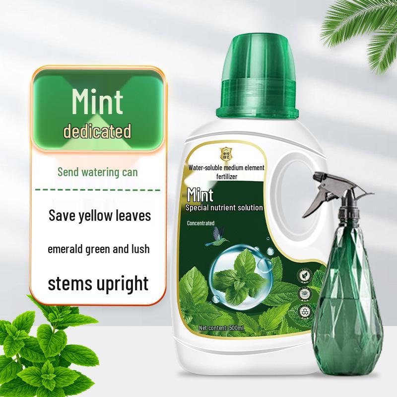 Organic Liquid Fertilizer for Hydroponic Mint and Potted Plants