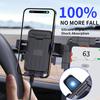 Auto Lock Car Monitor Phone Mount Screen Side Display Clip Holder for 4 To 7 Inch Smartphone Multi Angle Adjustable Brackets