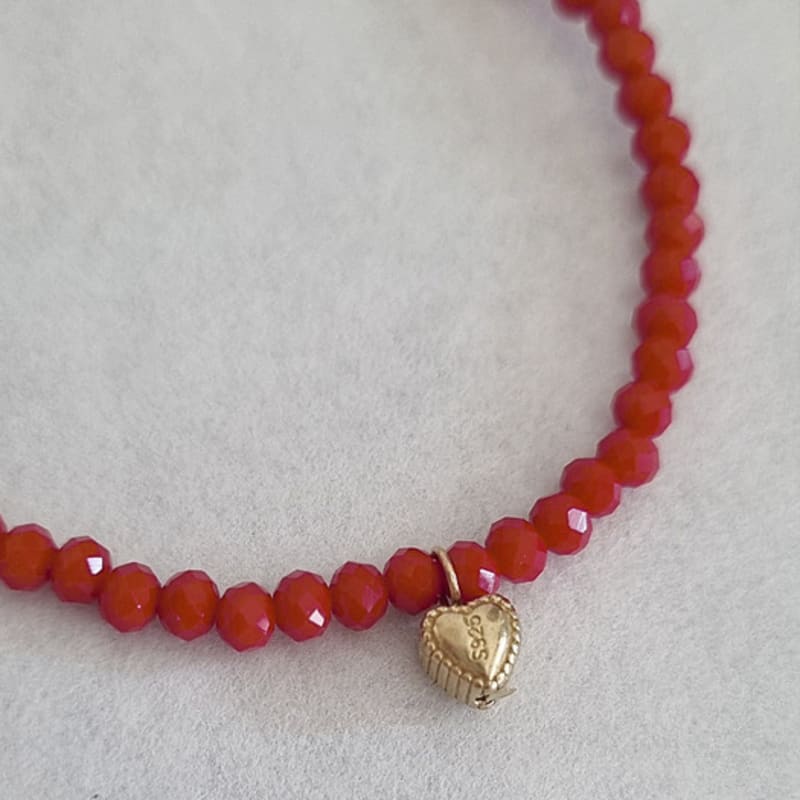 

MOI studio Crystal Bracelet RED