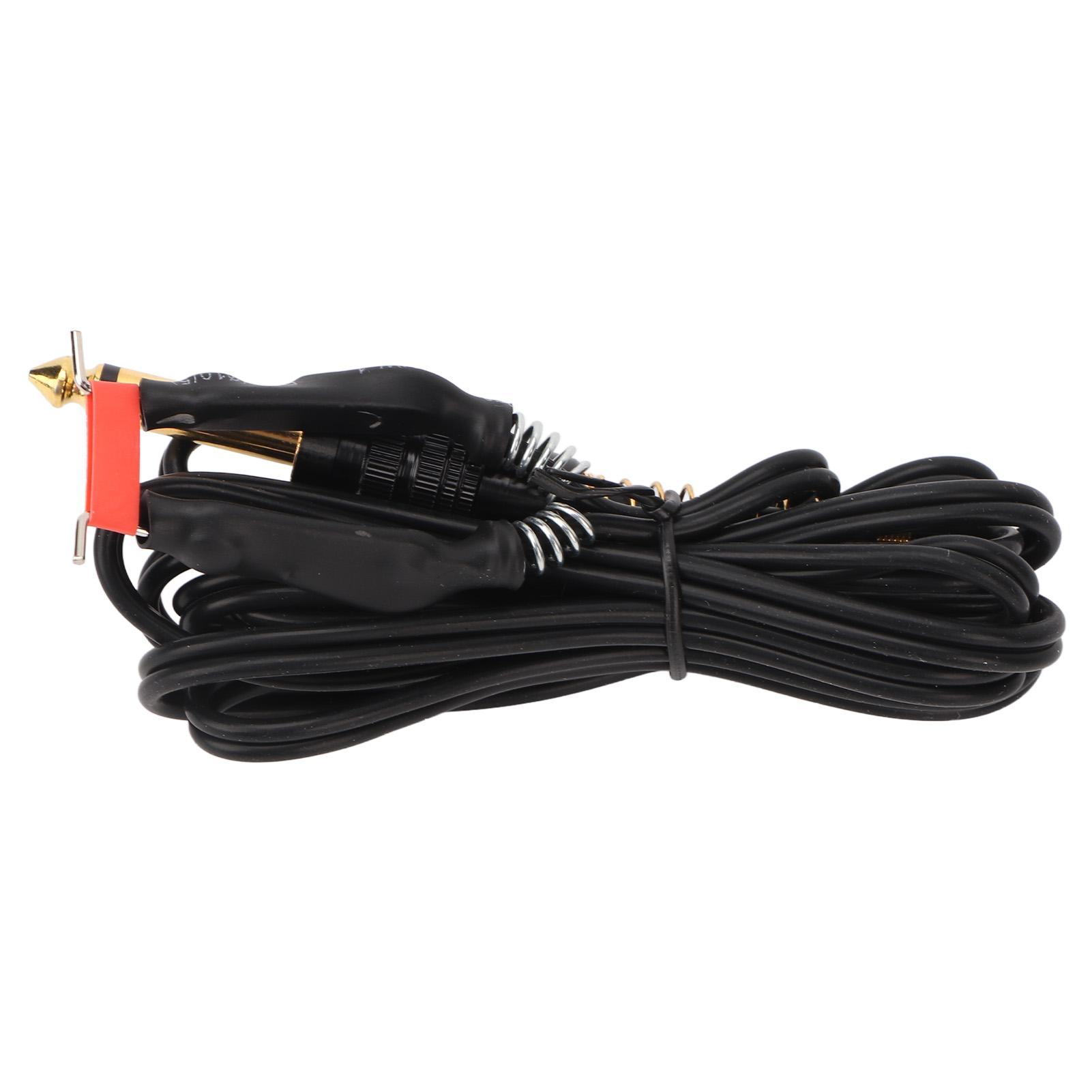 

Тату клип-корд черный гибкий эластичный высокая прочность на изгиб силиконовый тату клип-корд 5,5 футов