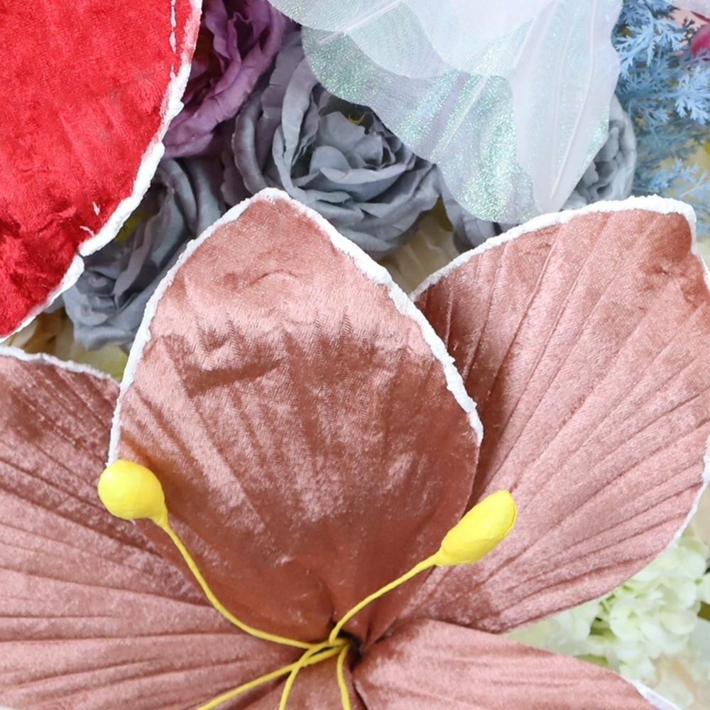 50cm Velvet Flower Large Scale Fake Flowers Venue Scenery Osmanthus Foam Flower  Display Window
