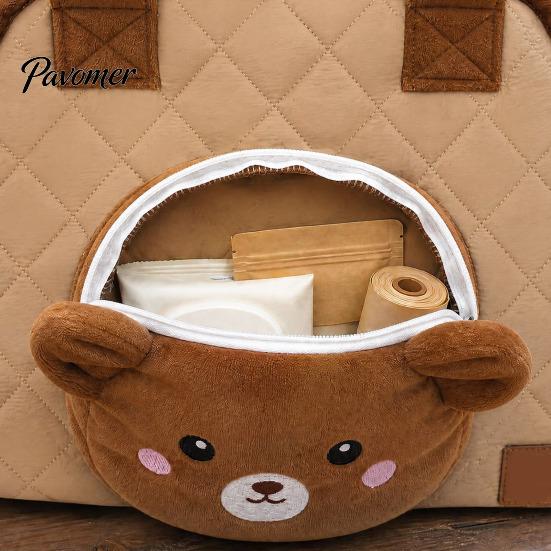 Adjustable Shoulder Strap Pet Bag Quilted Cat Carrier Purse, Breathable Bag, Mesh Window, Zipper Closure, Safety Buckle, for Small Animals Cute